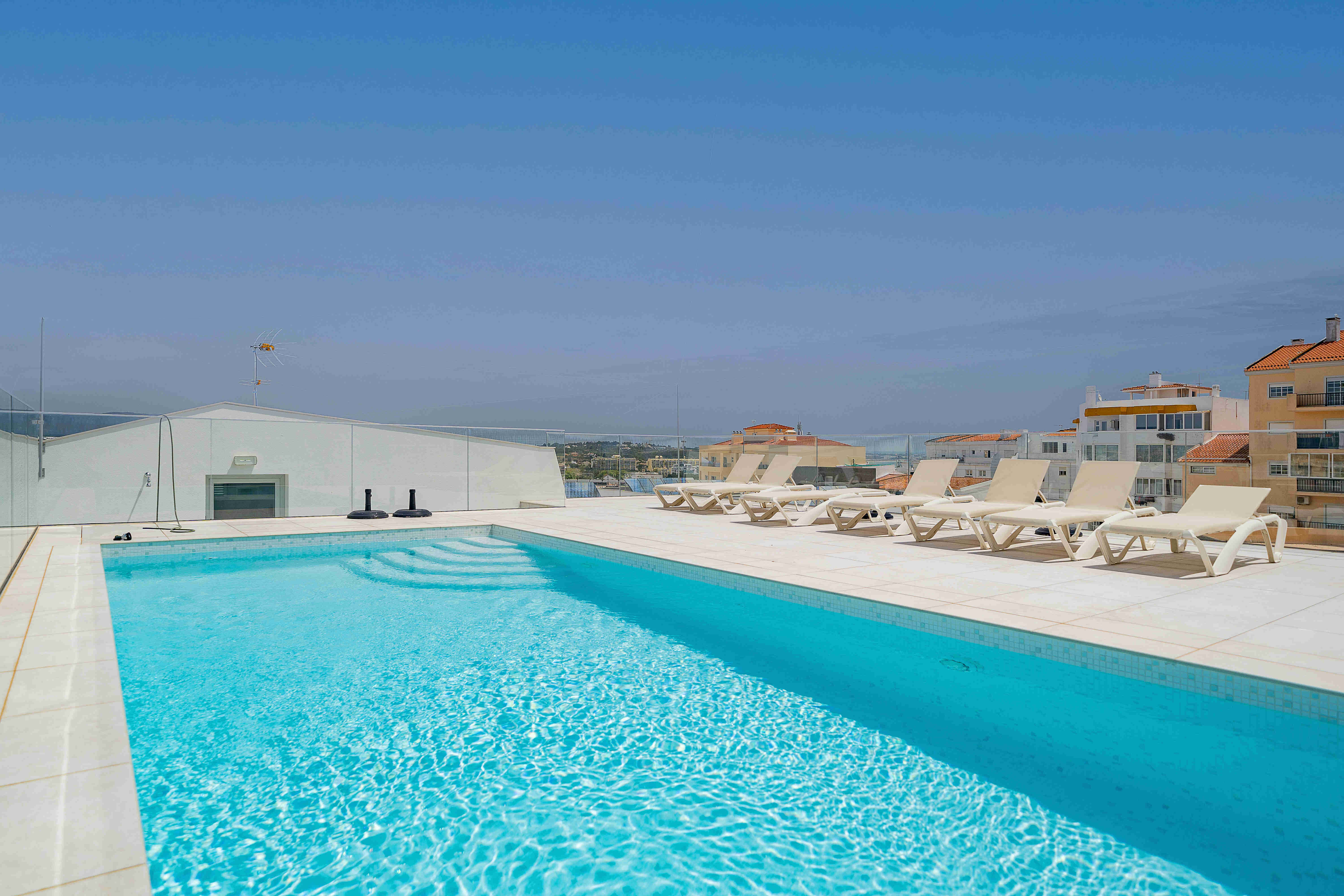rooftop pool view